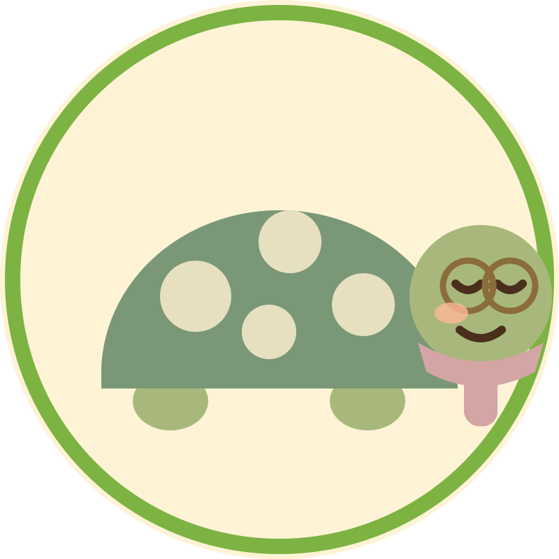 Tuga, una tortuga verde